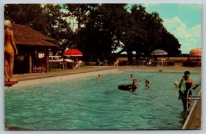 Flying L Ranch   Bandera  Texas   Postcard  1966