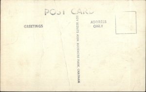 Chatham UK Boy Scouts Vintage Postcard