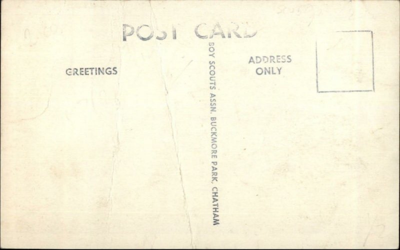 Chatham UK Boy Scouts Vintage Postcard