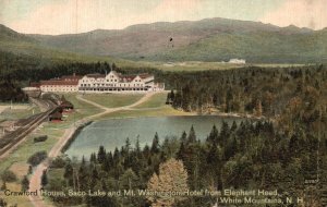 Vintage Postcard 1914 Crawford House Saco Lake White Mountains New Hampshire NH