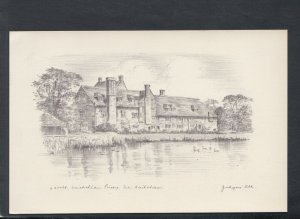 Sussex Postcard - Pencil Sketch of Michelham Priory, Nr Hailsham   RR7145