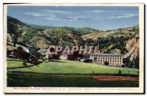 Old Postcard Our Lady of Laus Htes Alps Avenue General view of St Etienne