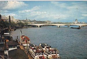 England London Thames Embankment and Cleopatra's Needle