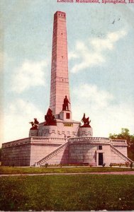 Illinois Springfield Lincoln Monument 1909