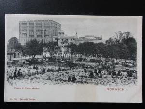 Norfolk NORWICH Castle & Cattle Market c1903 UB by Jarrolds 724