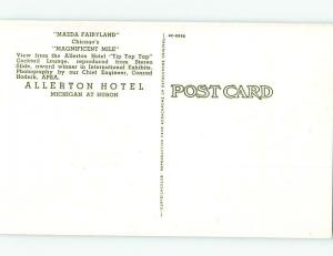 Unused Pre-1980 ALLERTON HOTEL RESTAURANT Chicago Illinois IL Q4926@