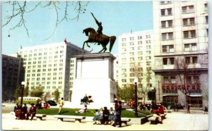 Postcard - Monumento al General San Martin - Santiago, Chile