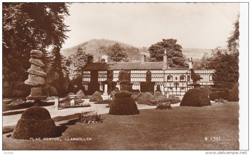 RP:  Llangollen , Wales , 30-40-s : Plas Newydd