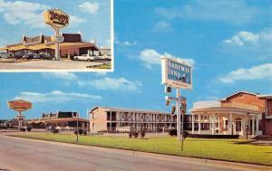 Tulsa Oklahoma Rodeway Inn Rt 66 Multiview Vintage Postcard K89677