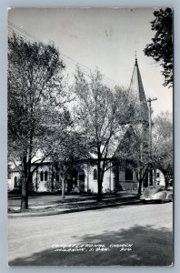 MILBANK SD CONGREGATIONAL CHURCH VINTAGE REAL PHOTO POSTCARD RPPC