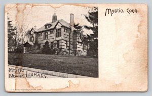 Mystic & Noank  Library   Connecticut   Postcard