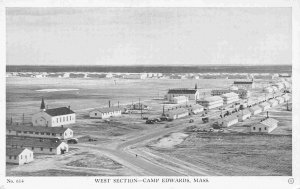 Camp Edwards West Section Massachusetts postcard
