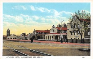 Alvarado Hotel Albuquerque New Mexico 1920s postcard