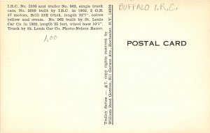 J48/ Buffalo New York Postcard Chrome Trolley Railway I.R.C. Car 41