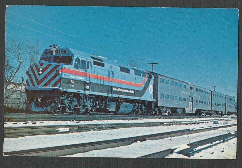 Ca 1974 PPC* CHICAGO RTA & The First F40ph Wasn't Made Until 1975