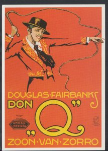 Film Advertising Postcard - Zorro - Don 'Q' - Douglas Fairbanks  RR2770