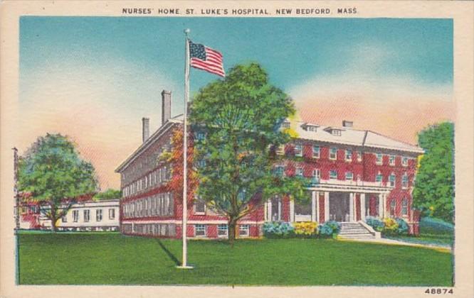 Massachusetts New Bedford Nurses' Home St Luke's Hospital Hopsital