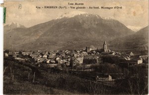 CPA EMBRUN - Vue générale - Au fond, Montagne d'Orel (453533)