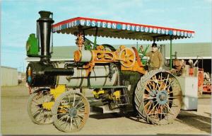 Case Steamer Western Development Museum Saskatchewan SK Sask c1965 Postcard F3