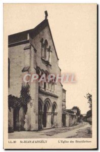 Postcard Old St Jean d'Angely The Church of the Benedictines