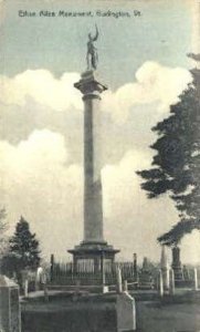 Ethan Allen Monument - Burlington, Vermont VT  