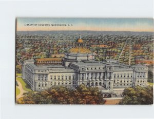 Postcard Library of Congress Washington DC