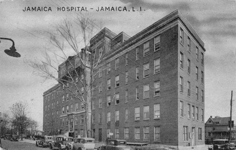 Jamaica Long Island New York Jamaica Hospital Exterior Vintage Postcard JD933813