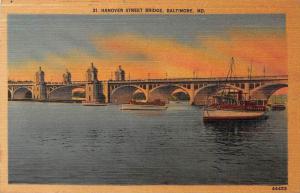 11700  MD Baltimore 1940's   Hanover Street Bridge