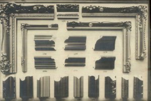 Picture Frames Molding Ernst Heide Berlin Germany c1910 Real Photo Postcard