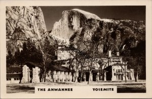 The Ahwahnee Yosemite CA Real Photo Postcard PC292