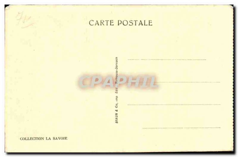 Old Postcard Servoz and the Aravis