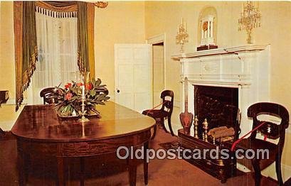 Dining Room, Ash Lawn, Home of President James Monroe Charlottesville, VA, US...