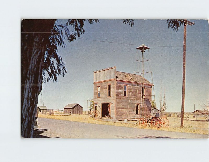Postcard The Old City Hall And Fire Bell Tower, Shaniko, Oregon