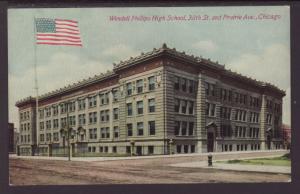 Wendell Phillips High School,Chicago,IL Postcard