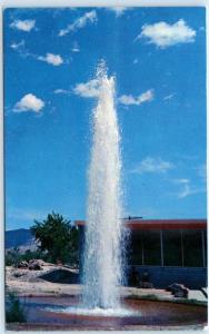 WOODSIDE, Utah  UT   Highway 50  ROADSIDE GEYSER  ca 1950s  Postcard