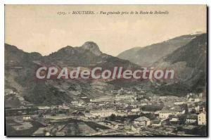 Postcard Old Moutiers Vue Generale Jack De La Route De Belleville