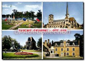 Postcard Modern AUXONNE beach town of Htel church