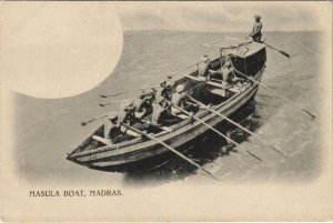 PC MADRAS MASULA BOAT INDIA (a24694)