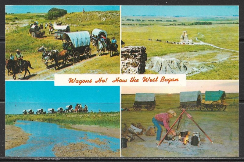 Kansas, Quinter - Wagons Ho! - Covered Wagon Vacations - [KS-020]