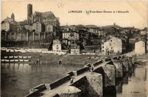 CPA LIMOGES Le Pont-St-Etienne et l'Abessaille (611198)