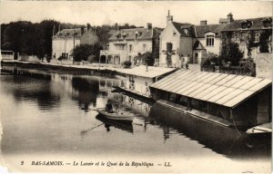 CPA Bas-Samois Le Lavoir et le Quai de la Rep FRANCE (1300591)