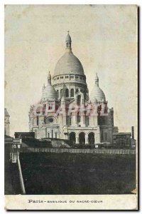 CARTE Postale Old Paris Sacre Coeur Basilica