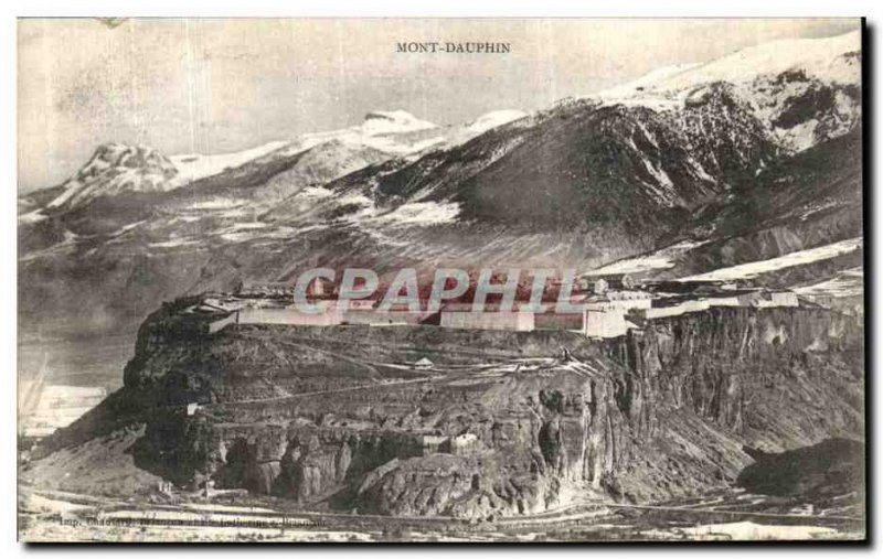 Old Postcard Mont Dauphin