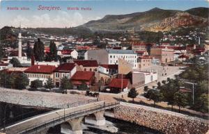 SARAJEVO Bosnia and Hercegovina~BISTRIK PARTIE~LEDERER & POPPER POSTCARD 1913