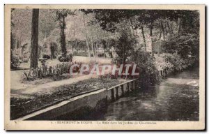 Beaumont le Roger - The Risle in the Gardens - Old Postcard