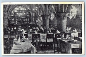 Ghent Belgium Postcard Raadskelder Café Tea Room and Restaurant c1940's