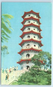 Chung Hsing Pagoda Cheng-Ching Lake Kaohsiung TAIWAN Postcard