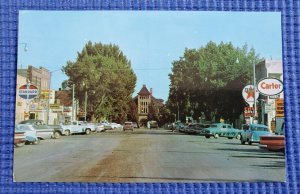 Vintage 1950's Downtown Street View Choteau Montana MO Postcard