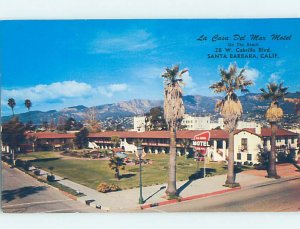 Pre-1980 MOTEL SCENE Santa Barbara California CA AD8817