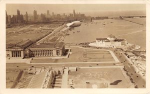 Grand Park, Chicago Il. USA John G, Shedd Aquarium Zeppelin Unused 